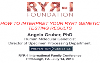 Lecture: How to Interpret Your RYR-1 Genetic Testing Results
