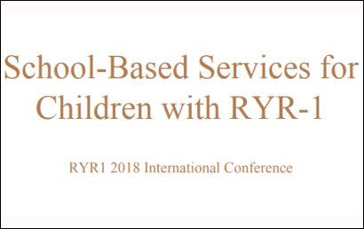 Lecture: School-Based Services for Children with RYR-1 – Dr. Tammy Hughes