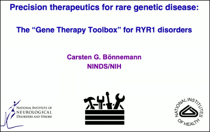 Lecture: The Gene Therapy Toolbox for RYR-1 – Dr. Carsten Bӧnnemann