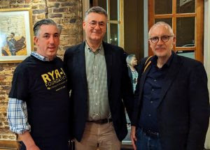 Dr. Mike Goldberg with Dr. Carsten G. Bönnemann (SAB member) & Dr. Heinz Jungbluth (SAB member)