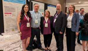 Lindsay Goldberg, Dr. Mike Goldberg, Erin and Mark Ward (MTM-CNM Family Connection), and Dr. Nicol C. Voermans (SAB member)