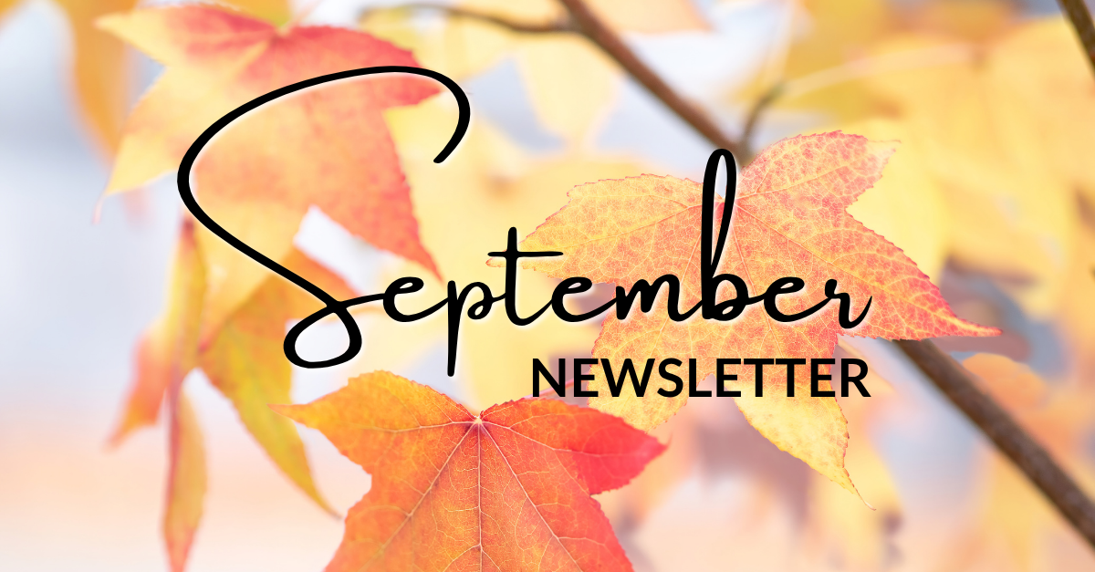 September 2026 Newsletter